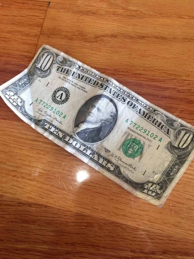 Fake 10 Dollar Bill